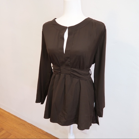 cadeau Tops - 🔴 Cadeau Dark Brown Maternity Top